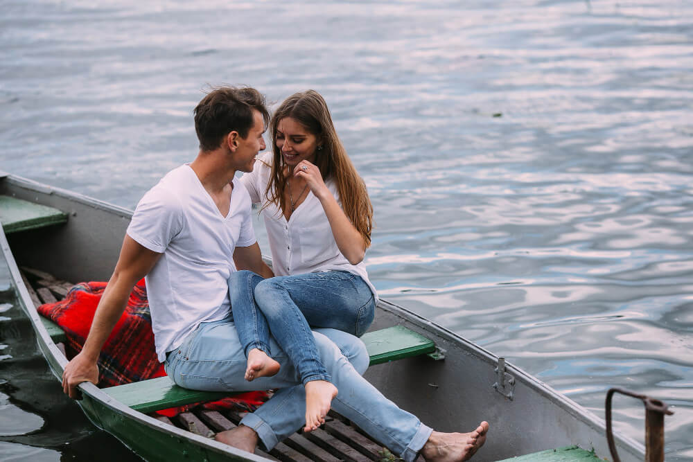 Romantic Kayaking and Canoeing